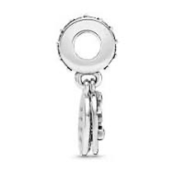 LAST ONE!Authentic Pandora Moments Blue Night Sky Crescent Moon/Stars charm. - Picture 3 of 8